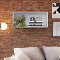 Nicho Parede Horizontal Organizador Multiuso Funcionale Branco