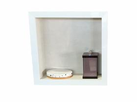 Nicho Porcelanato 30x30 borda de alumínio Grey Nicho Porcelanato 30x30 borda de alumínio Grey