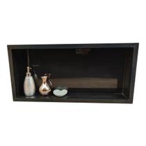 Nicho Porcelanato Embutir 30x70 Borda Alumínio Envio Imediato Oferta