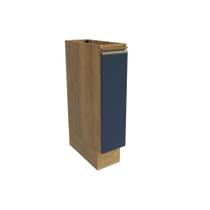 Nicho Porta Condimentos Celeste Kappesberg 100% MDF Nogueira/Azul 20cm