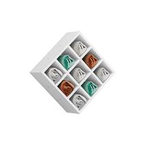 Nicho Porta Toalhas 09 Lugares 40x40cm Branco G01 - Gran Belo Nicho Porta Toalhas 09 Lugares 40x40cm Branco G01 - Gran Belo