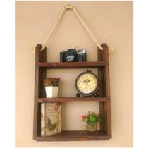 Nicho Prateleira com Corda de Sisal Rústico, Charmoso e Multiuso Nicho Prateleira com Corda de Sisal Rústico, Charmoso e Multiuso