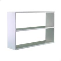 Nicho Prateleira Decorativa De Parede 2 Vãos Sala Quarto