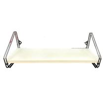 Nicho Prateleira Mdf 16 Cm X 49 Cm - Luxo C/ Suporte Preto