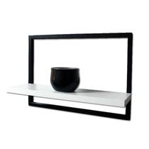 Nicho Prateleira Quadro Retangular Horizontal 40x28 Branco Nicho Prateleira Quadro Retangular Horizontal 40x28 Branco