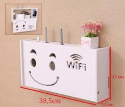 Nicho Prateleira Racks MDF Suporte Organizador Wi-Fi