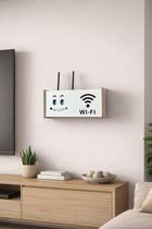 Nicho Prateleira Racks MDF Suporte Organizador WiFi DIVERTIDO