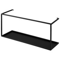 Nicho Prateleira Retangular em Aço para Decoração Una Preto Nicho Prateleira Retangular em Aço para Decoração Una Preto