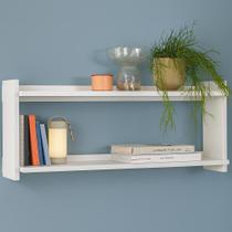 Nicho Prateleira Suspensa MDF 40x90x18cm Organizador de Livros enfeites Sinanue Nicho Prateleira Suspensa MDF 40x90x18cm Organizador de Livros enfeites Sinanue