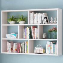 Nicho Prateleira Suspensa MDF Branco 80x90x15cm para Sala e Quarto Decorativo Nicho Prateleira Suspensa MDF Branco 80x90x15cm para Sala e Quarto Decorativo