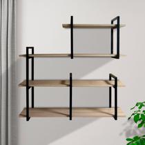 Nicho Prateleira Suspenso Rustico Inovador Moderno Chique Nicho Prateleira Suspenso Rustico Inovador Moderno Chique