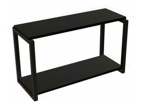 Nicho PRETO Industrial BRASFORMA com 02 Prateleiras 60X20 - NIP26020