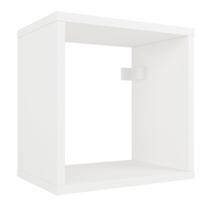 Nicho Quadrado Branco De Parede Organizador 300x300x200 Branco