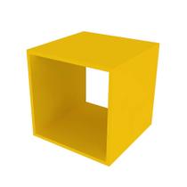 Nicho Quadrado Cubo II Amarelo - Bramov Brasil