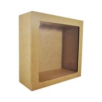 Nicho Quadrado Duplo 32x32x10 Mdf Madeira