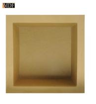 Nicho Quadrado Duplo 40x40x20 Mdf Madeira