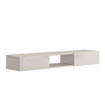 Nicho Rack Suspenso Sala Quarto 160cm Impacto 1.6 Patrimar Off White