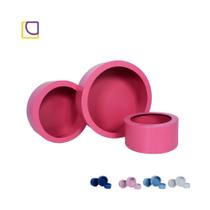 Nicho Redondo Rosa Pink Kit Com 3 Peças P M G - MondoBox