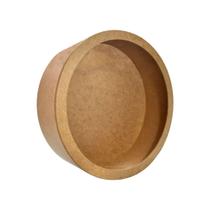 Nicho Redondo Simples 37x20 Mdf Madeira
