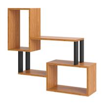 Nicho Retangular 100% Mdf Industrial F25 Freijó/Preto - Dalla Costa Nicho Retangular 100% Mdf Industrial F25 Freijó/Preto - Dalla Costa