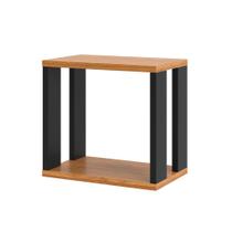 Nicho Retangular 100% Mdf Industrial F27 Freijó/Preto - Dalla Costa Nicho Retangular 100% Mdf Industrial F27 Freijó/Preto - Dalla Costa