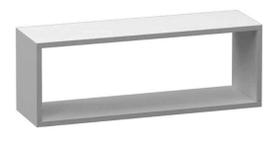 Nicho retangular 60x20x20 branco para escritorio quarto cozinha sala escritório decoração Nicho retangular 60x20x20 branco para escritorio quarto cozinha sala escritório decoração