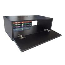 Nicho Retangular C/ Porta Trovarelli Preto - Trovarelli Móveis Nicho Retangular C/ Porta Trovarelli Preto - Trovarelli Móveis