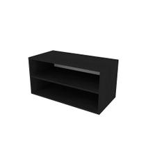 Nicho Retangular com Prateleira Glas Preto