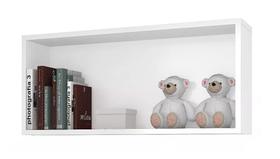 Nicho Retangular Decorativo 61x31x15cm Branco.