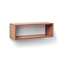 Nicho Retangular (Selo FSC) 60 X 20 cm Mel com Suportes Embutidos e Kit para fixação Nicho Retangular (Selo FSC) 60 X 20 cm Mel com Suportes Embutidos e Kit para fixação