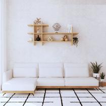 Nicho Sala Minimalista Decoração Livros Prateleira Suspensa