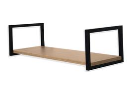 Nicho Simples metalon Decorativo Industrial 60x20 Preto