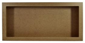 Nicho Simples Retangular 90x35x12 Mdf Madeira