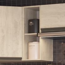 Nicho Superior 70x20x30cm Greta Móveis Bege Crema