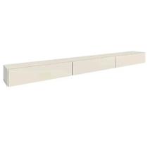 Nicho Suspenso Aspen 180cm com 3 Portas EDN Cor Off White