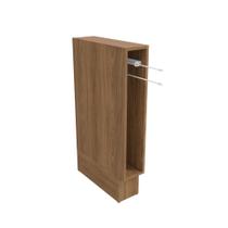 Nicho Toalheiro Kappesberg Celeste 100% MDF Nogueira 15cm