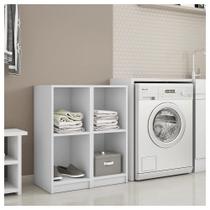 Nicho Torre Organizadora Para Lavanderia Mesa Branco Caemmun