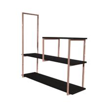 Nicho Triplo 80x20cm Rose Gold - Decore com Estilo e Delicadeza