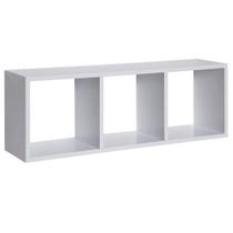 Nicho Triplo Branco 80x28 Cubo Modular Decorativo Ordene Vig Nicho Triplo Branco 80x28 Cubo Modular Decorativo Ordene Vig
