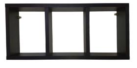 Nicho Triplo Decoração - Para Banheiro Cozinha Sala Quarto 50x23x10
