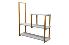 Nicho Triplo Metalon 60x20 Dourado Metalico 03