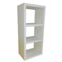 Nicho Vertical 100% MDF Com 3 Divisorias 18X40X12 Acabamento Fosco Tx Suporte Para Livro Brinquedos