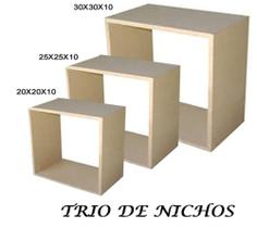 nichos em MDF