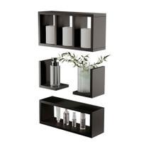 Nichos Prateleiras Decorativas Versalhes 40cm Preto para Banheiro Nichos Prateleiras Decorativas Versalhes 40cm Preto para Banheiro