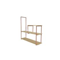 NichoTriplo 70x15cm Rose Gold - Decore com Estilo e Delicadeza