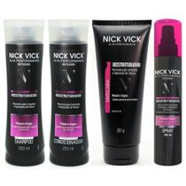 NICK VICK Alta Perf Reestru, Shampoo Cond Mascara e Spray NICK VICK Alta Perf Reestru, Shampoo Cond Mascara e Spray