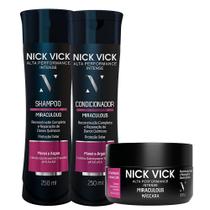 Nick Vick Alta Perf Reestruturador Shampoo Cond. e Mascara
