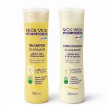 Nick vick nutri clareador shampoo e condicionador Nick vick nutri clareador shampoo e condicionador