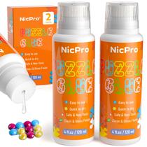Nicpro Pegamento para Rompecabezas 2 Unidades de 240 ml Transparente y No Tóxico