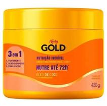 Niely Gold Nutrição Incrível Creme Multifuncional 3 em 1 Óleo de Coco 430g